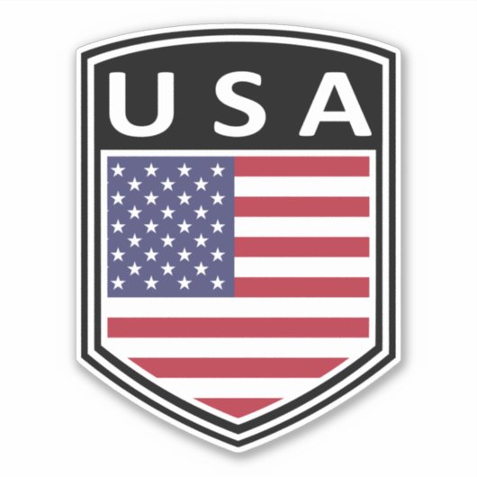 Nationaal - VS Sticker (Voorkant)