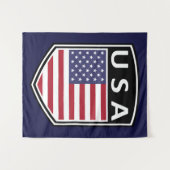 Nationaal - VS Wandkleed (Voorkant (horizontaal))