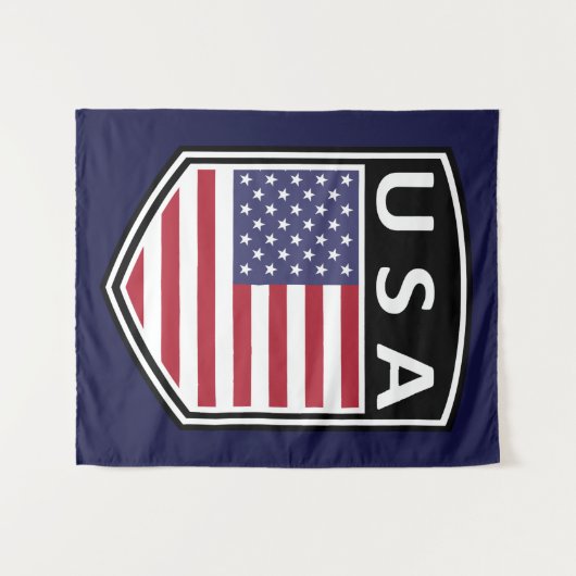 Nationaal - VS Wandkleed (Voorkant (horizontaal))