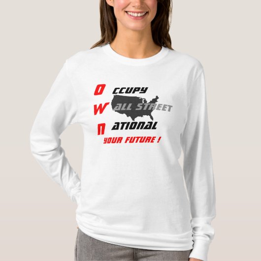 NATIONAAL WALL STREET T-SHIRT (Voorkant)