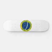 Nationaal zegel van Brazilië Skateboard (Horizontaal)