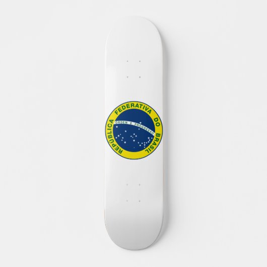 Nationaal zegel van Brazilië Skateboard (Voorkant)