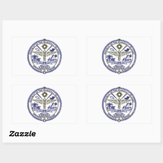 Nationaal zegel van de Marshalleilanden (Vel)