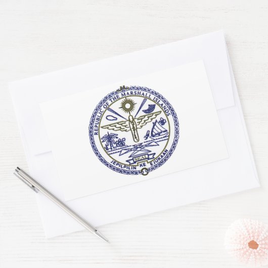 Nationaal zegel van de Marshalleilanden (Envelop)