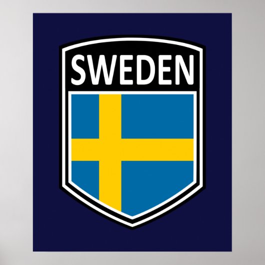 Nationaal - Zweden Poster (Voorkant)