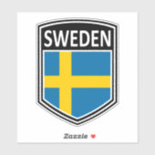 Nationaal - Zweden Sticker (Vel)