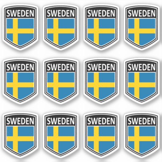Nationaal - Zweden Sticker (Voorkant)