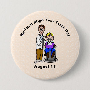 National Align Your Teeth Day Button