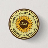National American Women Suffage Association Ronde Button 3,2 Cm (Voorkant)