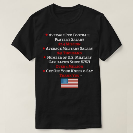 National Anthem Classic T Shirt (Design voorkant)