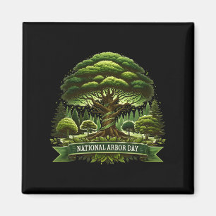 National Arbor Day Tree Care for a Happy Arbor Day Magneet