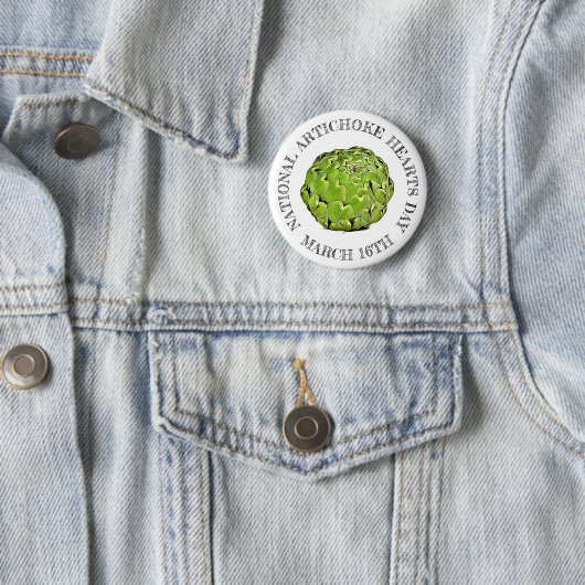 National Artichoke Hearts Day 16 maart Button (In situ)