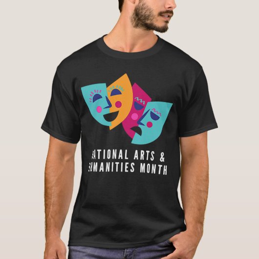 National Arts & Humanities Month T-shirt (Voorkant)