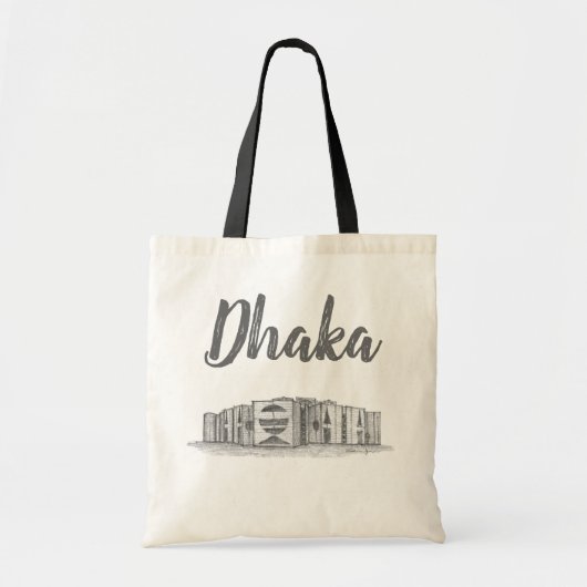 National Assembly Building, Dhaka, Bangladesh Tote Bag (Voorkant)