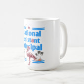 national Assistent princeipal flamingo Koffiemok (Voorkant rechts)