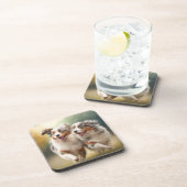 National Australian Shepherd Day, Aussie Dog Bier Onderzetter (Rechterzijde)