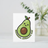 National Avocado Day Briefkaart (Staand voorkant)