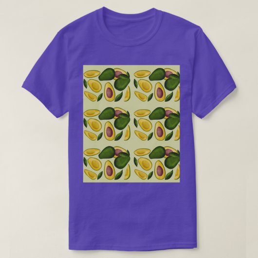 National Avocado Day Pattern T-shirt (Design voorkant)