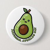 National Avocado Day Ronde Button 7,6 Cm (Voorkant)