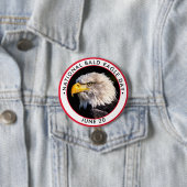 National Bald Eagle Day Ronde Button 7,6 Cm (In situ)