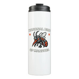 National Bird Manitoba Funny Mosquito Travel Mug Thermosbeker