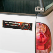 National Bird of Manitoba Funny Mosquito Bumper Bumpersticker (Op Truck)
