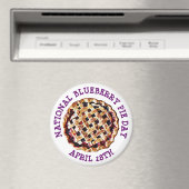 National Blueberry Pie Day 28 april Magnet (Insitu (Vaatwasser))