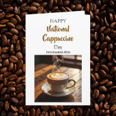National Cappuccino Day | November 8th Kaart