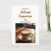 National Cappuccino Day | November 8th Kaart (Voorkant)
