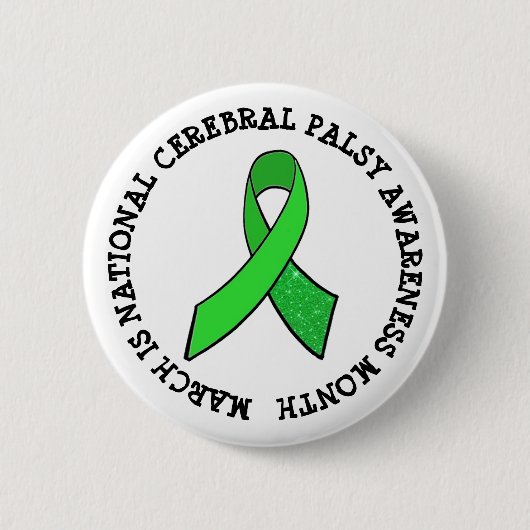 National Cerebral Palsy Awareness Month Button (Voorkant)