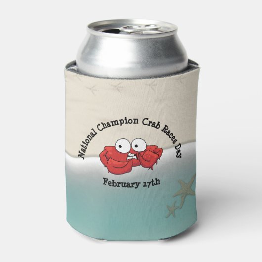 National Champion Crab Races Day Soda Cooler (Blikje Voorkant)