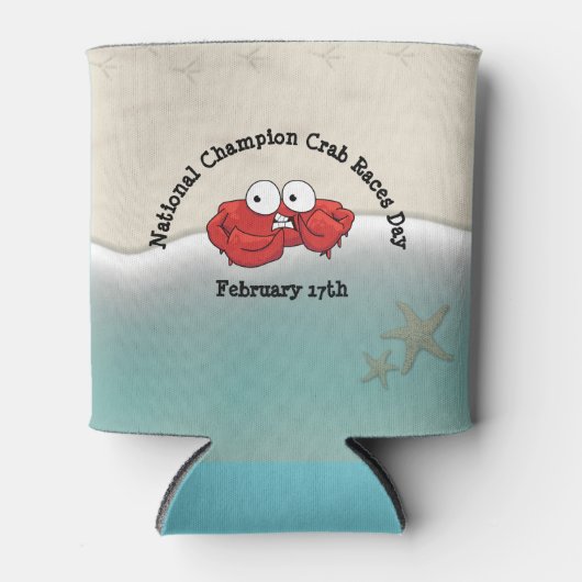 National Champion Crab Races Day Soda Cooler (Voorkant)