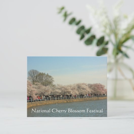 National Cherry Blossom Festival Washington DC 003 Briefkaart (Staand voorkant)