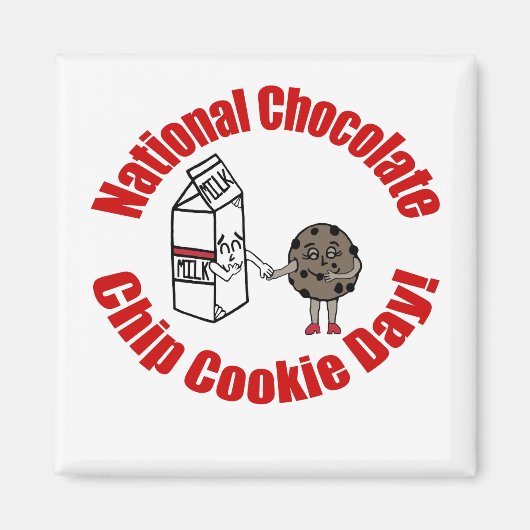 National Chocolate Chip Cookie Day Magneet (Voorkant)