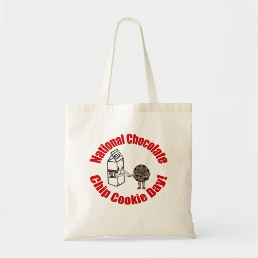 National Chocolate Chip Cookie Day Tote Bag (Voorkant)