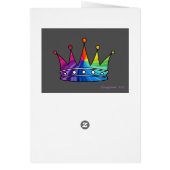 National Coming Out Day Funny Gay Support Kaart (Achterkant)