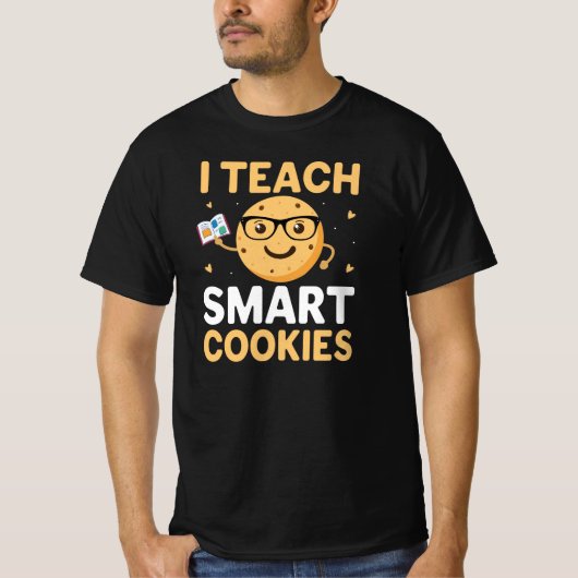 National Cookie Day, ik geef slimme koekjes T-shirt (Voorkant)