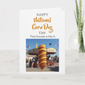 National Corn Dog Day | Third Saturday in March Kaart (Voorkant)
