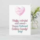 National Cotton Candy Day Bedankkaart (Staand voorkant)