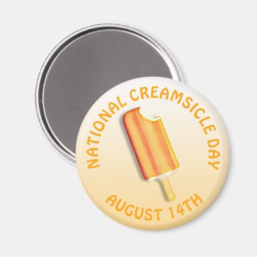 National Creamsicle Day 14th Magnet (Voorkant / Achterkant)