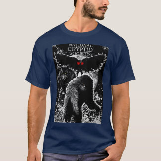 National Cryptid Society Bigfoot Dogman en Mothma T-shirt