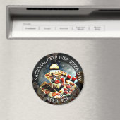 National Deep Dish Pizza Day 5th Magnet (Insitu (Vaatwasser))