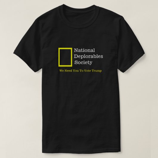 National Dekreables Society T-shirt (Design voorkant)