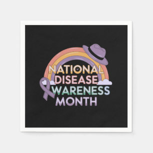 National Disease Awareness Month staat bij elkaar Servet