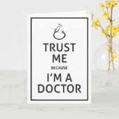 National Doctors' Day-Trust Me-I'm A Doctor Kaart (Gele Bloem)