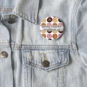 National Doughnut Appreciation Day 5 november Ronde Button 5,7 Cm (In situ)