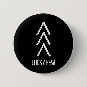 National Down Syndrome Awareness Maand the Lucky F Ronde Button 5,7 Cm
