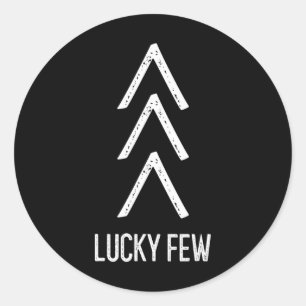 National Down Syndrome Awareness Maand the Lucky F Ronde Sticker