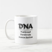 National Dyslexia Association Funny Mug Humor Koffiemok (Links)