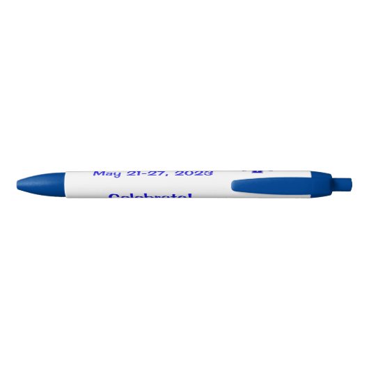 National EMS Week 2023 Black Ink Pen (Achterkant)